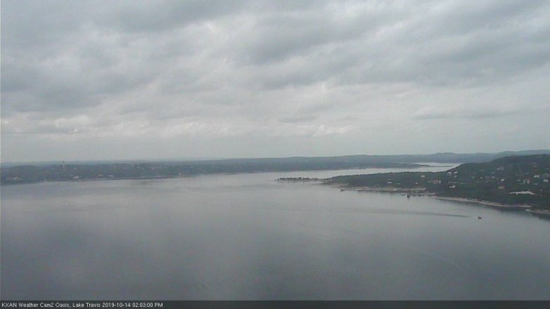 Lake Travis webcam, October 14, 2019 1:05 PM CT