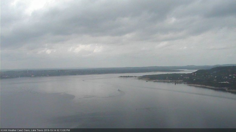 Lake Travis webcam, October 14, 2019 1:15 PM CT