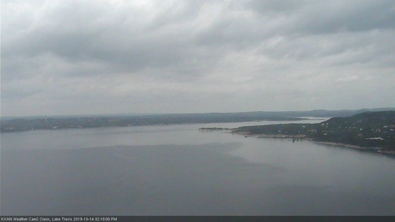 Lake Travis webcam, October 14, 2019 1:20 PM CT
