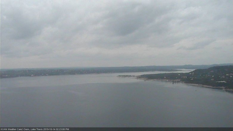 Lake Travis webcam, October 14, 2019 1:25 PM CT