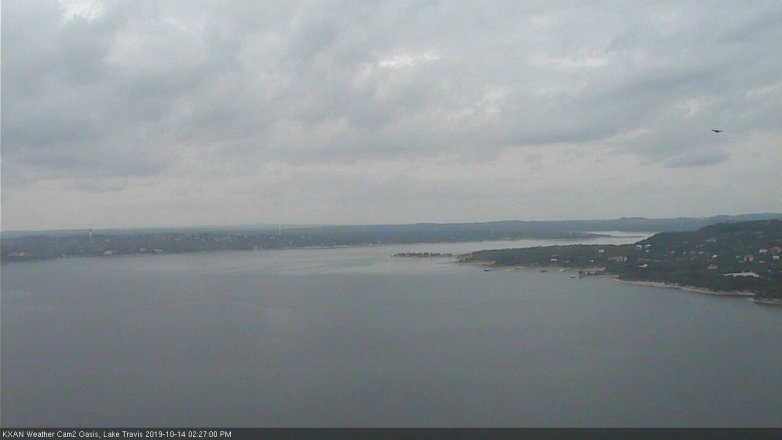 Lake Travis webcam, October 14, 2019 1:30 PM CT