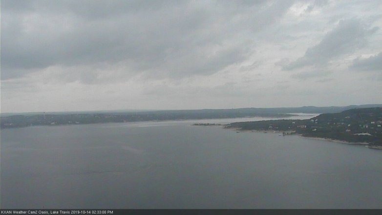 Lake Travis webcam, October 14, 2019 1:35 PM CT