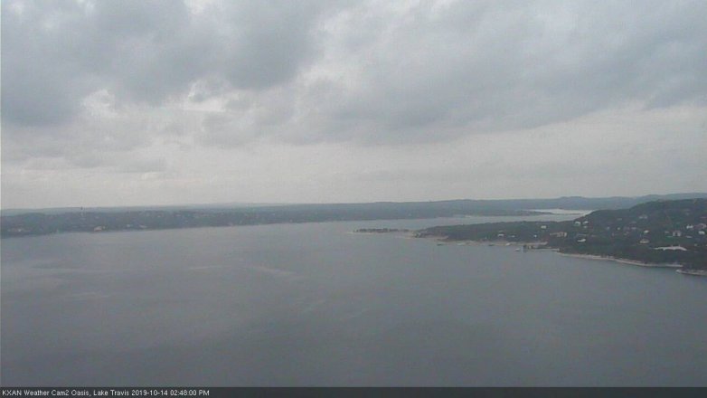 Lake Travis webcam, October 14, 2019 1:50 PM CT
