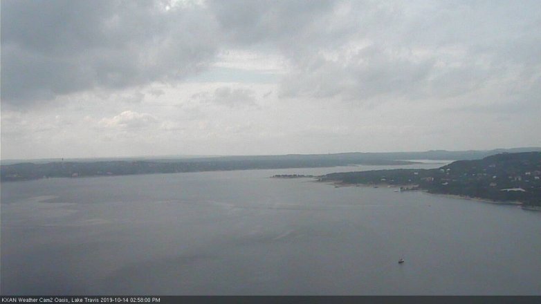 Lake Travis webcam, October 14, 2019 2:00 PM CT