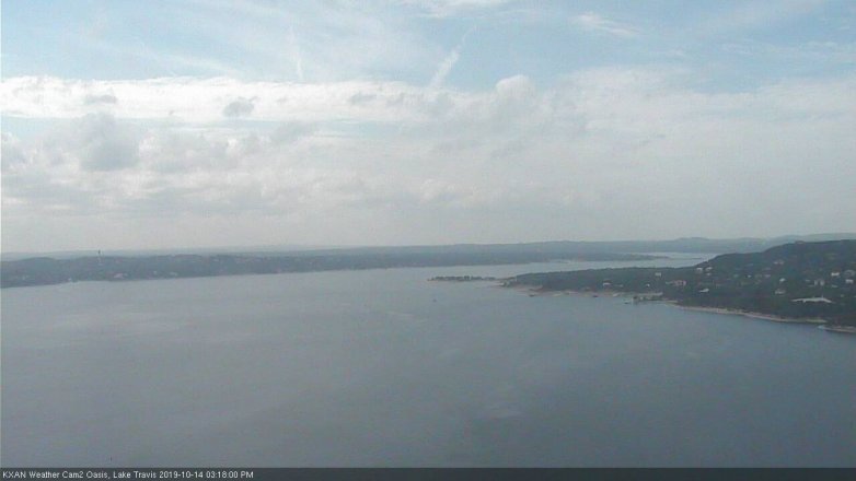 Lake Travis webcam, October 14, 2019 2:20 PM CT