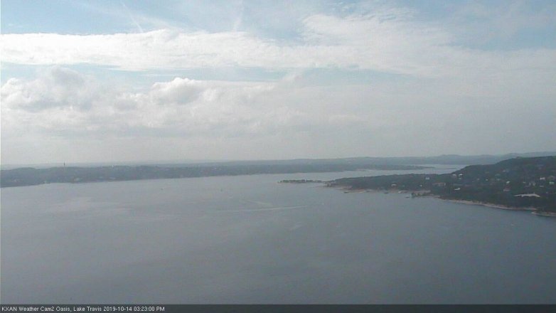 Lake Travis webcam, October 14, 2019 2:25 PM CT