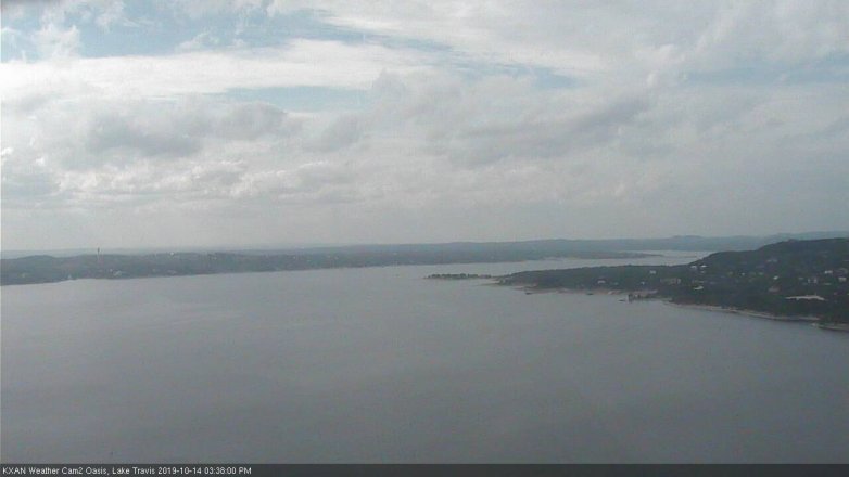 Lake Travis webcam, October 14, 2019 2:40 PM CT