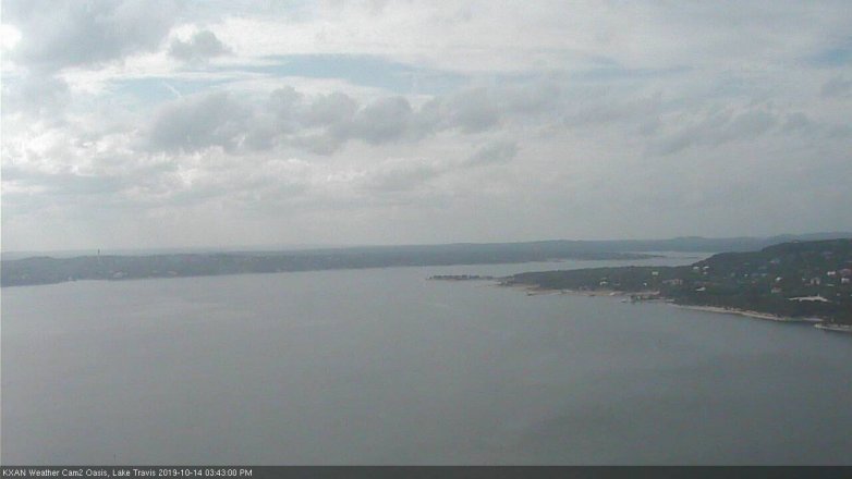 Lake Travis webcam, October 14, 2019 2:45 PM CT