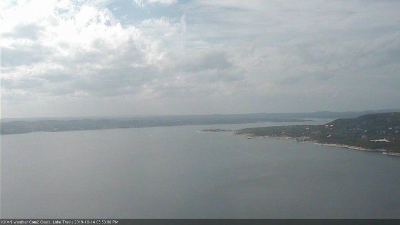 Lake Travis webcam, October 14, 2019 2:55 PM CT