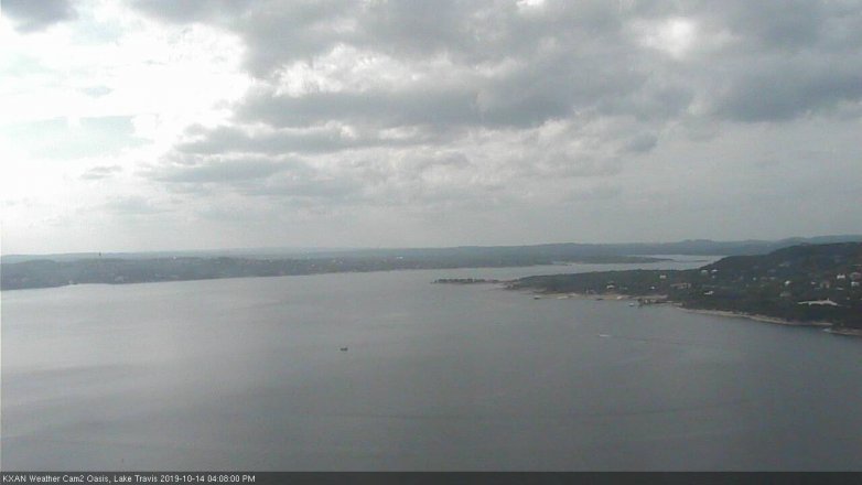 Lake Travis webcam, October 14, 2019 3:10 PM CT