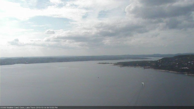 Lake Travis webcam, October 14, 2019 3:20 PM CT