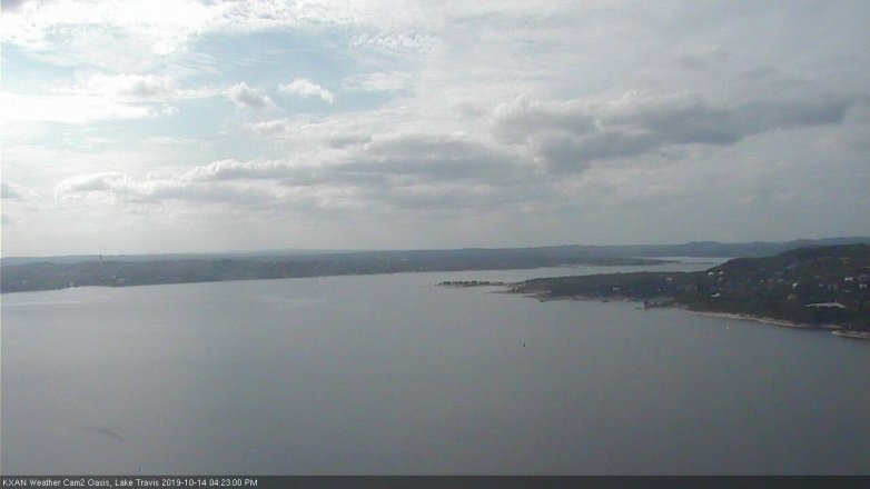 Lake Travis webcam, October 14, 2019 3:25 PM CT