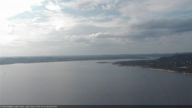 Lake Travis webcam, October 14, 2019 3:45 PM CT