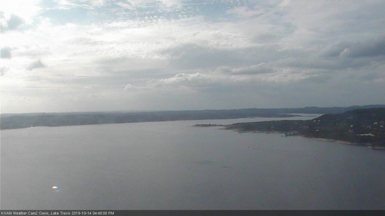 Lake Travis webcam, October 14, 2019 3:50 PM CT