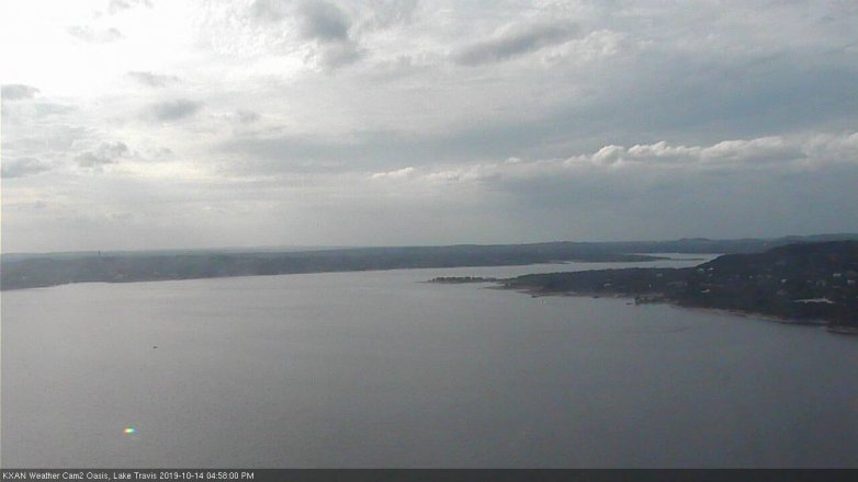 Lake Travis webcam, October 14, 2019 4:00 PM CT