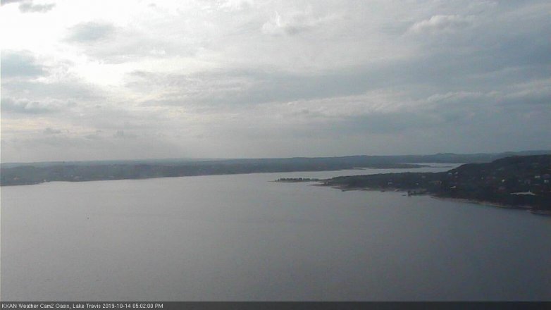 Lake Travis webcam, October 14, 2019 4:05 PM CT