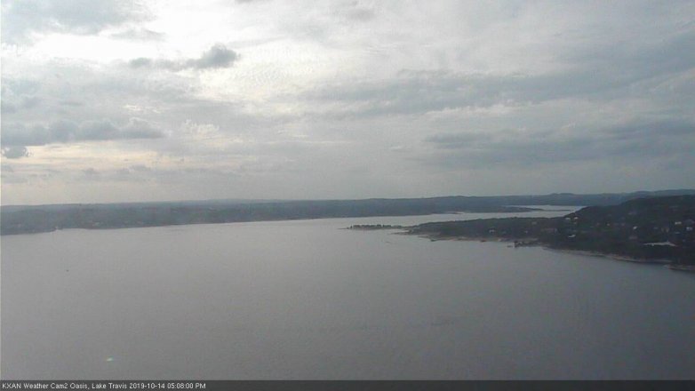Lake Travis webcam, October 14, 2019 4:10 PM CT