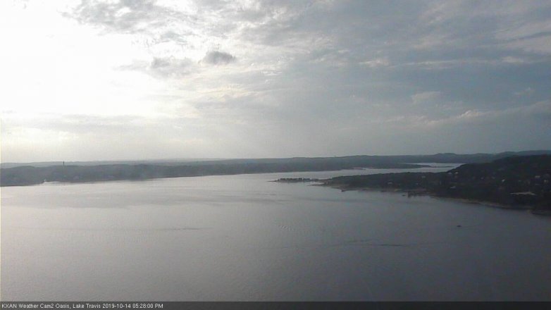 Lake Travis webcam, October 14, 2019 4:30 PM CT