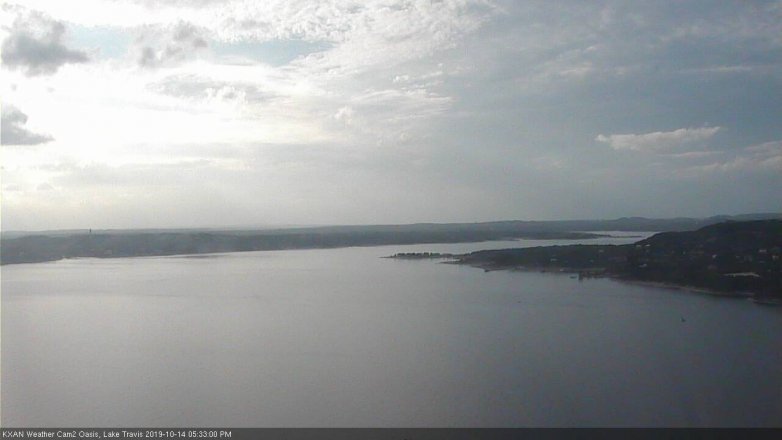Lake Travis webcam, October 14, 2019 4:35 PM CT