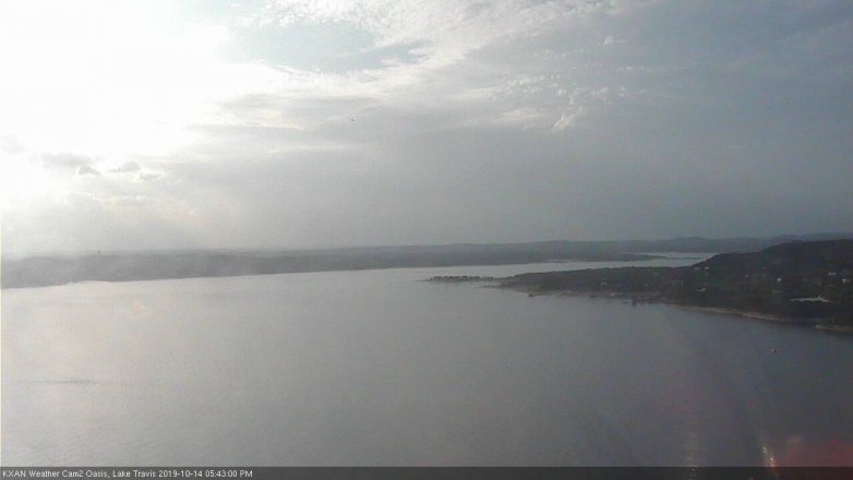 Lake Travis webcam, October 14, 2019 4:45 PM CT