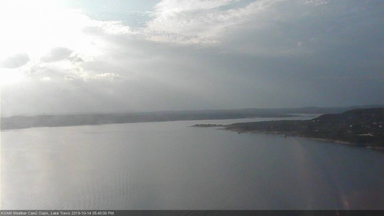 Lake Travis webcam, October 14, 2019 4:50 PM CT