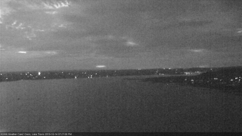Lake Travis webcam, October 14, 2019 6:30 PM CT