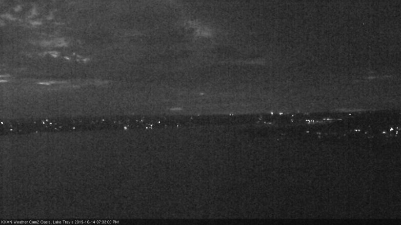 Lake Travis webcam, October 14, 2019 6:35 PM CT