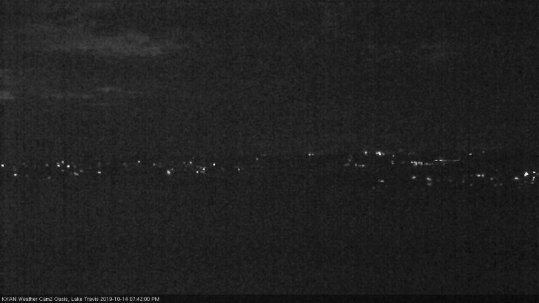 Lake Travis webcam, October 14, 2019 6:45 PM CT