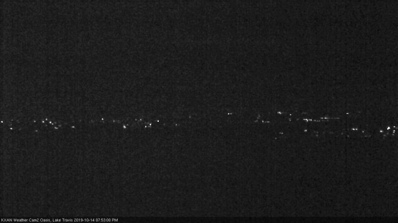 Lake Travis webcam, October 14, 2019 6:55 PM CT