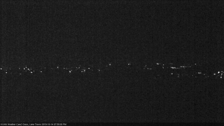 Lake Travis webcam, October 14, 2019 7:00 PM CT