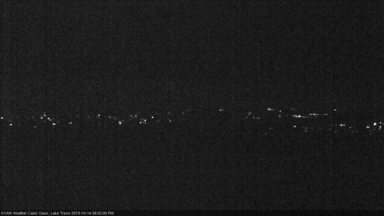 Lake Travis webcam, October 14, 2019 7:05 PM CT