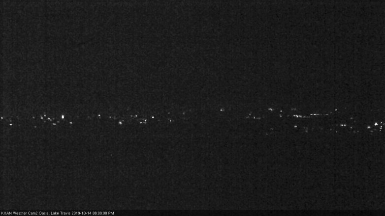 Lake Travis webcam, October 14, 2019 7:10 PM CT