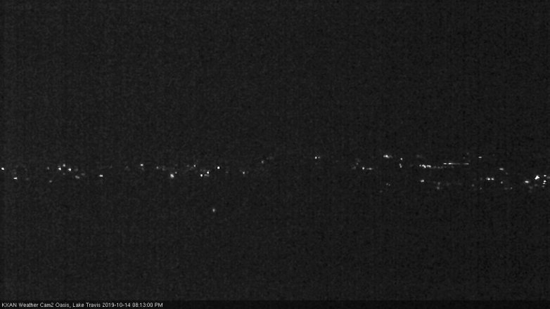 Lake Travis webcam, October 14, 2019 7:15 PM CT