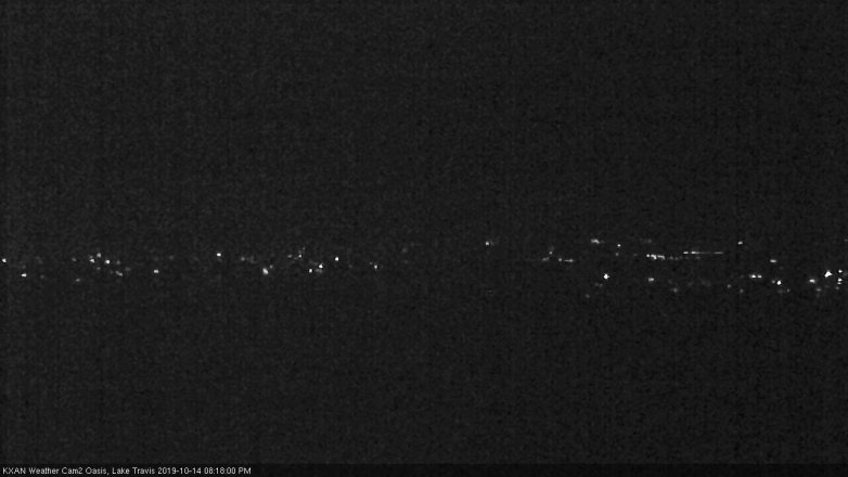 Lake Travis webcam, October 14, 2019 7:20 PM CT