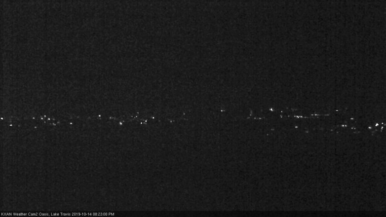 Lake Travis webcam, October 14, 2019 7:25 PM CT