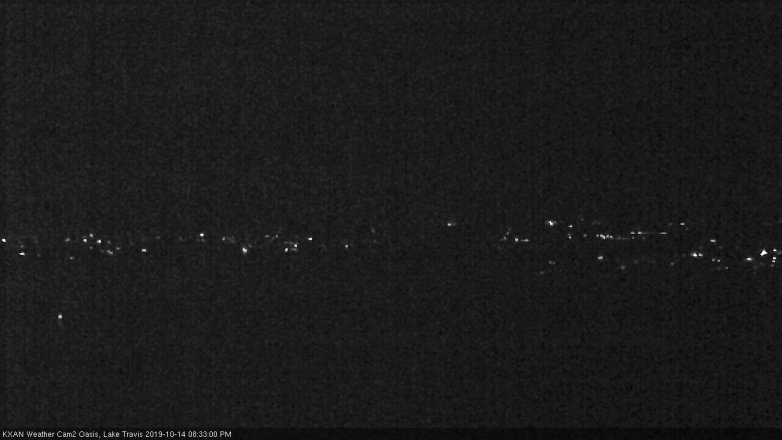 Lake Travis webcam, October 14, 2019 7:35 PM CT