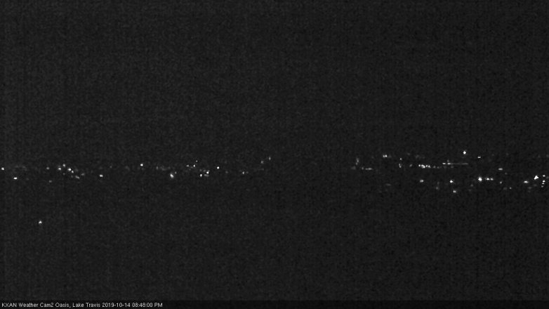 Lake Travis webcam, October 14, 2019 7:50 PM CT
