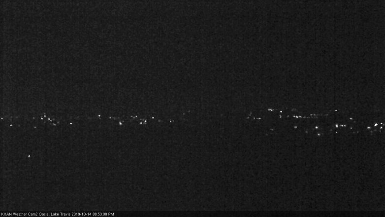 Lake Travis webcam, October 14, 2019 7:55 PM CT