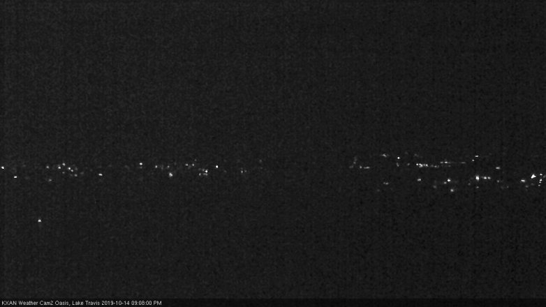 Lake Travis webcam, October 14, 2019 8:10 PM CT