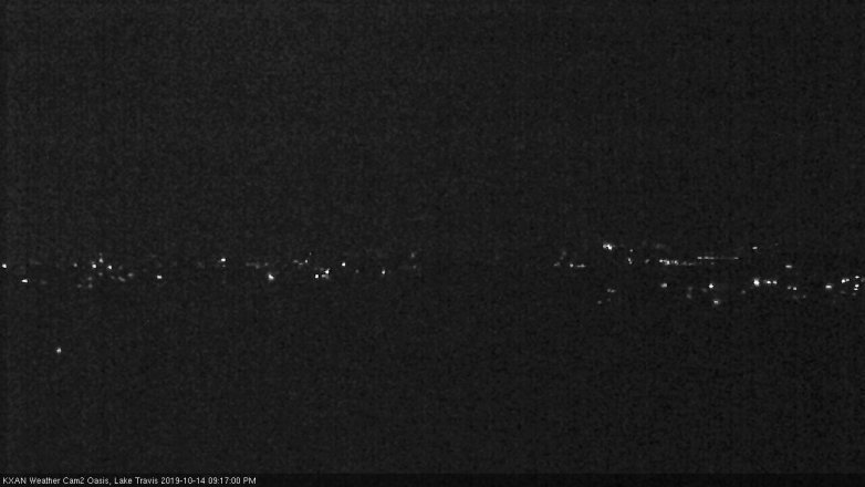 Lake Travis webcam, October 14, 2019 8:20 PM CT