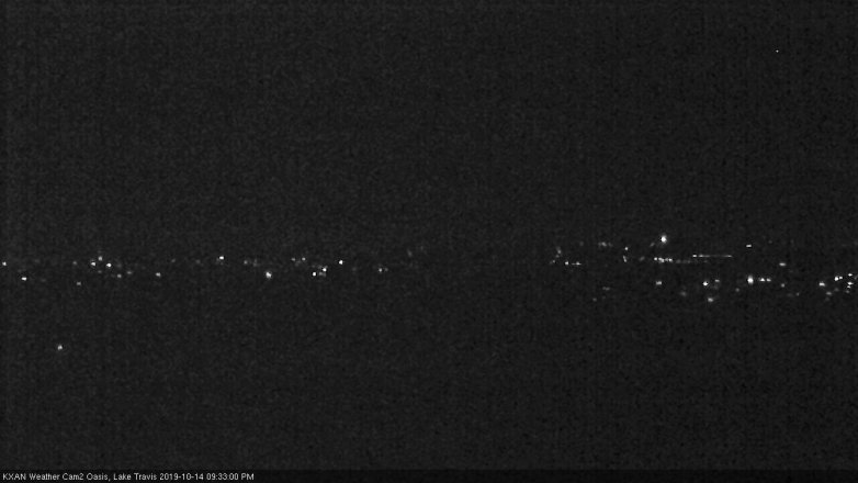Lake Travis webcam, October 14, 2019 8:35 PM CT
