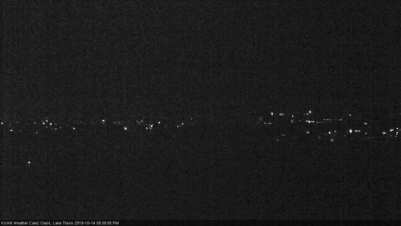 Lake Travis webcam, October 14, 2019 8:40 PM CT