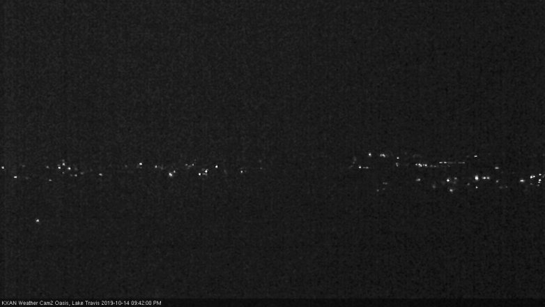 Lake Travis webcam, October 14, 2019 8:45 PM CT