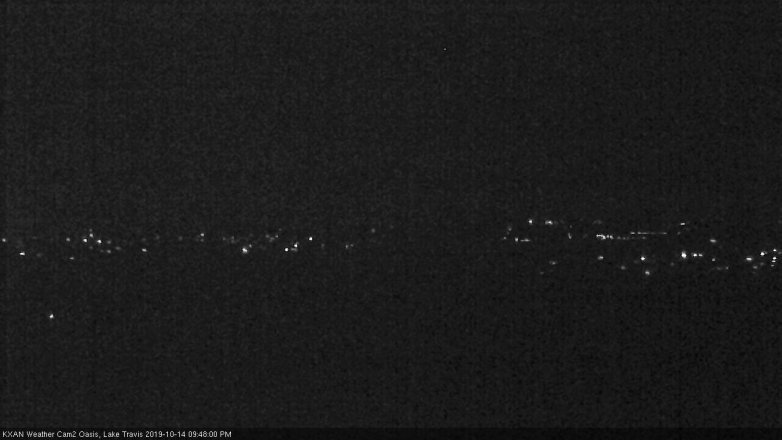Lake Travis webcam, October 14, 2019 8:50 PM CT