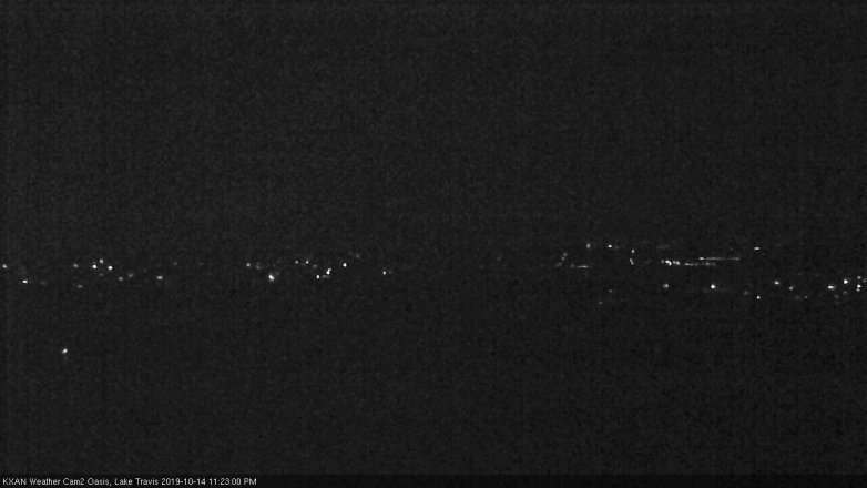 Lake Travis webcam, October 14, 2019 10:25 PM CT