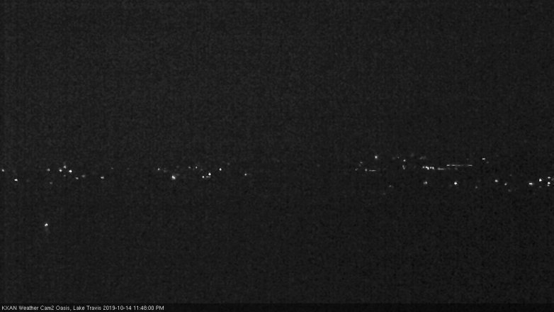 Lake Travis webcam, October 14, 2019 10:50 PM CT