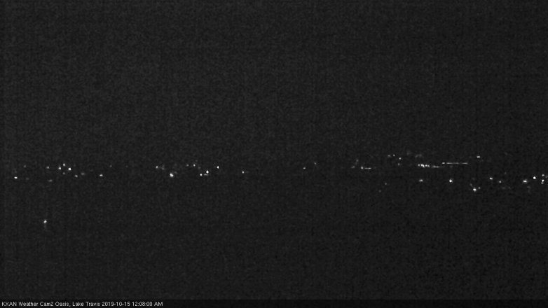 Lake Travis webcam, October 14, 2019 11:10 PM CT