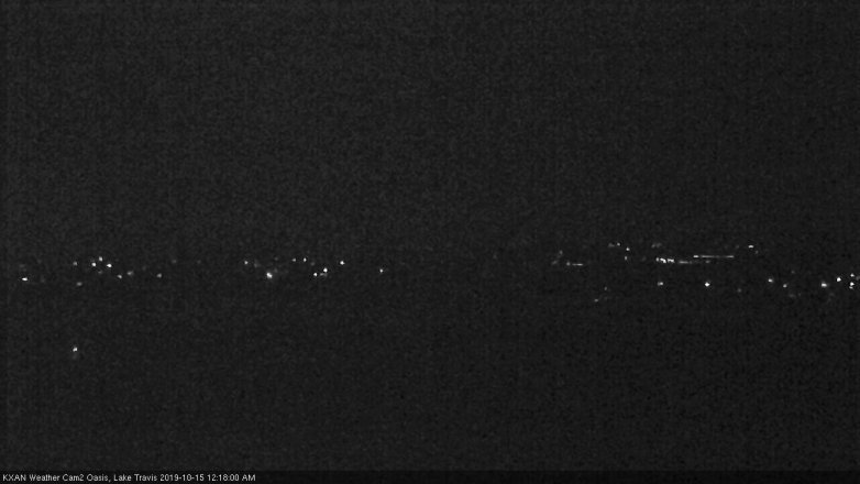 Lake Travis webcam, October 14, 2019 11:20 PM CT