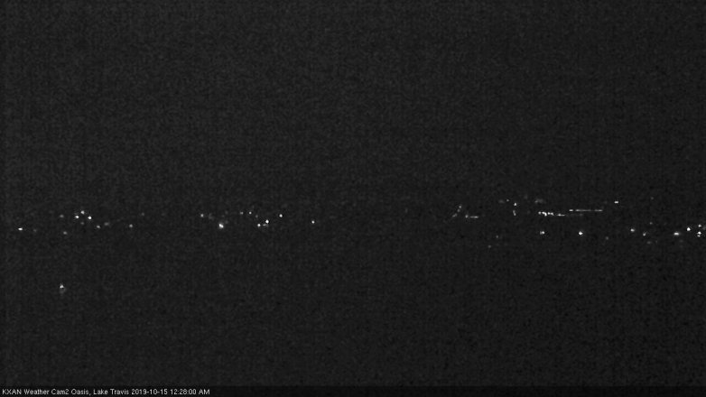 Lake Travis webcam, October 14, 2019 11:30 PM CT