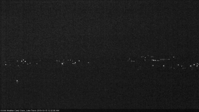 Lake Travis webcam, October 14, 2019 11:35 PM CT